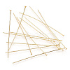 Brass Flat Head Pins KK-G331-11-0.7x63-2