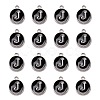 Platinum Plated Alloy Charms LS-ENAM-S118-02J-P-2