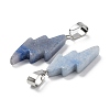 Natural & Synthetic Mixed Gemstone Pendants G-C057-01P-4