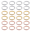 Brass Twister Clasps KK-FH0001-36-1