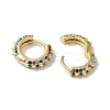 Rack Plating Brass Micro Pave Cubic Zirconia Huggie Hoop Earrings for Women EJEW-C097-24G-01-2
