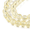 Baking Paint Transparent Glass Beads X1-DGLA-N006-6mm-03-3