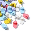 50Pcs Opaque Resin Pendants RESI-CJ0004-46-1