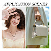 2Pcs Natural Rose Quartz Chip Beaded Pendants PALLOY-TAC0232-02-7