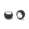 Rondelle Polymer Clay European Beads FIND-U001-01K-1