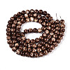 Baking Paint Glass Beads Strands DGLA-N016-8mm-05-2