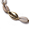 Cowrie Shell Braided Choker Necklaces NJEW-JN02387-01-2