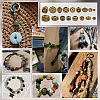 300Pcs 17 Styles Tibetan Style Alloy Beads TIBE-PH0007-68-5