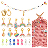 Rainbow DIY Knitting Tool Sets HJEW-NB00058-1