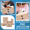 Wooden Packing Boxes with Hinged Lid and Clasps CON-WH0100-37-5