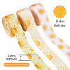 3Rolls 3 Colors Sun Pattern Polyester Ribbon OCOR-TA0003-30-3
