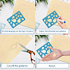 Acrylic Earring Handwork Template DIY-WH0359-058-3