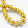 Baking Paint Glass Pearl Bead Strands HY-Q003-5mm-31-4