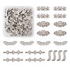 Alloy Crystal Rhinestone Spacers Bars ALRI-KS0001-01P-1