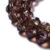 Electroplate Transparent Glass Beads Strands EGLA-A035-T8mm-A13-3