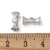 Brass Micro Pave Cubic Zirconia Beads KK-U052-19P-3