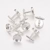 Brass Cuff Button X-KK-G175-S-1