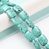 Synthetic Turquoise Beads Strands G-K357-D17-01-2