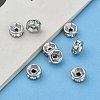 316 Surgical Stainless Steel Crystal Rhinestone Spacer Beads X-STAS-N032-06P-5