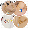 60Pcs 10 Styles Alloy Enamel Pendants ENAM-CJ0002-69-8