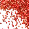 Opaque & Transparent Inside Colours Glass Seed Beads SEED-YW0002-17B-3
