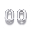 Spray Painted CCB Plastic Linking Rings CCB-R104-12A-03-2