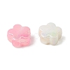 UV Plating Opaque Acrylic Beads OACR-G058-17D-2