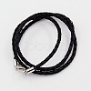 Braided Leather Cords X-NCOR-D002-533mm-17-1