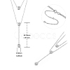 SHEGRACE 925 Sterling Silver Tiered Necklaces JN958A-2