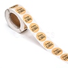 Self-Adhesive Kraft Paper Gift Tag Stickers DIY-G013-A18-2