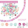 5 Strands 5 Colors Natural Cultured Freshwater Shell Beads Strands SHEL-PH0001-52-2