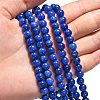 Natural Mashan Jade Round Beads Strands X-G-D263-6mm-XS08-5