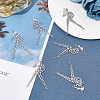 201 Stainless Steel Big Filigree Pendants STAS-UN0018-75P-3
