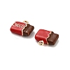 Alloy Enamel Pendants PALLOY-R155-01G-02-2
