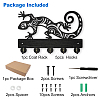 Wood & Iron Wall Mounted Hangers HJEW-WH0055-057-3