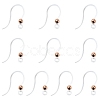 10Pcs Transparent Resin Earring Hooks FIND-YW0006-98RG-1