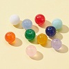 100Pcs 10 Colors Natural Dyed Malaysia Jade Beads G-FS0002-49-3
