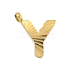 Ion Plating(IP) 304 Stainless Steel Charms STAS-G345-01G-Y-1