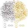100Pcs 2 Colors 304 Stainless Steel Links Connectors STAS-UN0026-46-1