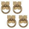 Clover Brass with Iron Drawer Pull Drop Handles KK-WH0079-64-1