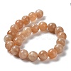 Natural Sunstone Beads Strands G-N327-01A-03-3