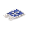 Handmade Loom Pattern MIYUKI Seed Beads PALLOY-MZ00088-4