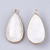Natural White Jade Pendants G-S344-51G-2