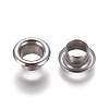 Tarnish Resistant European Style 201 Stainless Steel Eyelet Core X-STAS-E474-09B-P-1