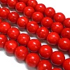 Synthetical Howlite Beads TURQ-G609-12mm-1