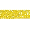 Transparent Electroplate Glass Beads Strands GLAA-F029-2mm-A21-1