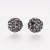 Polymer Clay Rhinestone Beads RB-K050-8mm-C03-2