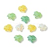 40Pcs 4 Colors Electroplate Transparent Glass Beads GLAA-CJ0002-90-8