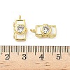 Brass Pave Cubic Zirconia Pendants KK-S338-12G-A-3