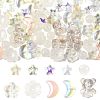 122Pcs 8 Styles Electroplate Transparent Glass Beads Sets EGLA-FS0001-51-1